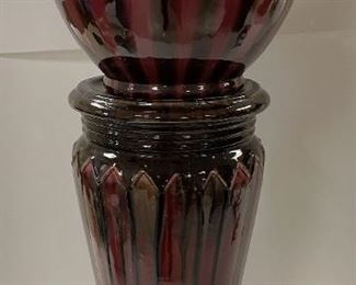 Weller Pottery Jardiniere and Pedestal 