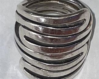 Sterling Free Form Wrap Ring