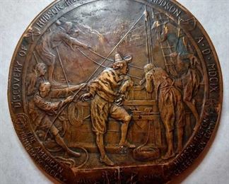 Hudson River Commemorative Bronze Medallion 