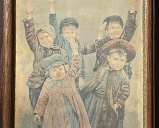 1891 Ferry Seeds Framed Advertising Print