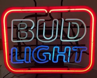 Bud Light Neon Bar Light