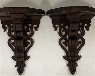 Large Wooden Shelves