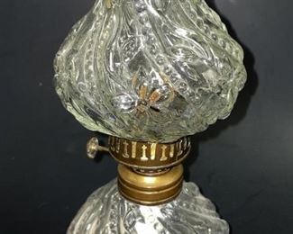 Mini EAPG Oil Lamp with Original Shade