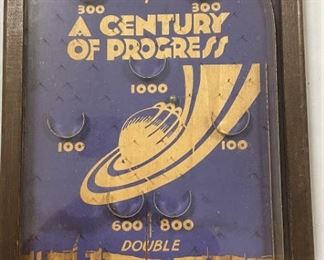 1933 Century of Progress Pin Ball Game By Northwestern Co. St. Louis, MO