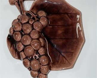 Rookwood Pottery Grape Leaf Dish