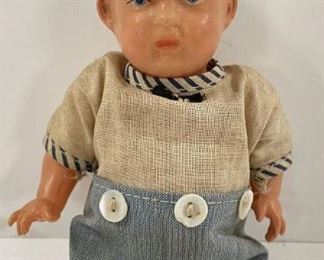 Celluloid Finger Doll, Put Fingers Through Leg Holes into Shoes to Walk