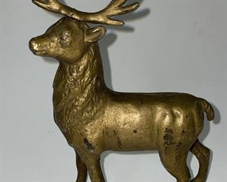 Cast Iron Elk Bank
