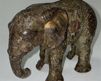 Cast Iron Elephant Bank