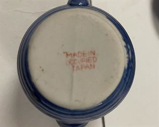 2 Mini Blue Occupied Japan Tea Sets