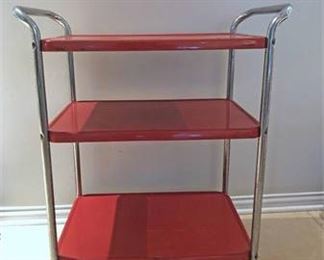 Vintage Rolling Cart 
