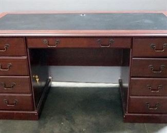 Sauder 6-Drawer Executive Desk, 30.4" x 65" x 30"