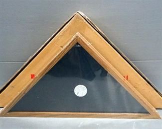 Folded Flag Double Sided Display Case, New In Packaging