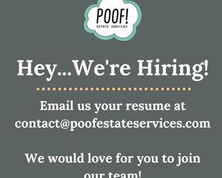 We Are Hiring