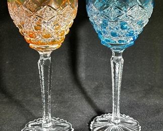Crystal goblets 