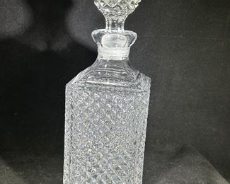 Vintage crystal decanter 