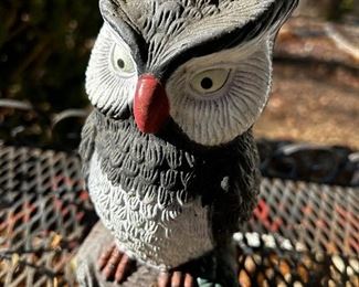 Garden owl figure