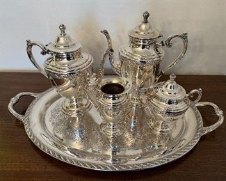 Wm Rogers silver plated tea service 