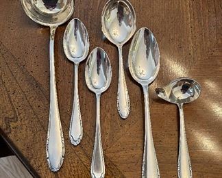 Alka 90 silver plated serving utensils 