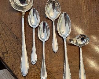 Alka 90 silver plated serving utensils