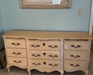 Large wooden bedroom dresser