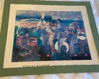 Romare Bearden Print
Romare Bearden Uptown Sunday Night Session, 1981 print
