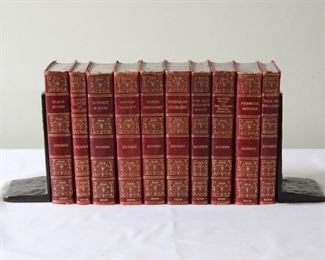 10 Volumes of 20 Vol. Set, Charles Dickens, London; Chapman & Hall, Limited; and Humphrey Milford; New York:  Oxford University Press American Branch 35 West 32nd Street.