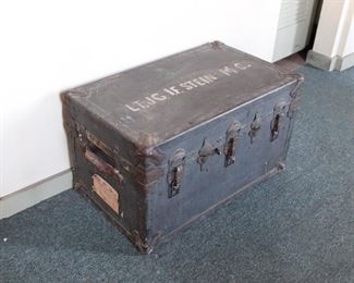 Old WWII Military Trunk