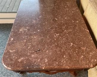 Granite Topped Coffee Table