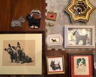 Collection of Scotty Dog pieces