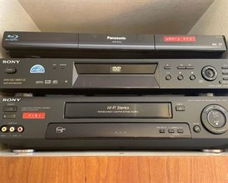 Panasonic, and SONY Audio and Video Amp and Players  
