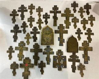 Collection of Vintage Crosses