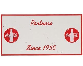 Coca-Cola Partners Advertising Sign