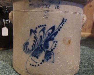 E & LP Norton Bennington Vt 2 gallon stoneware crock