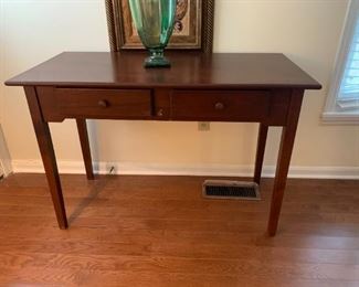 #9	Wood Sofa Table w/2 drawers - 46x22x31	 $175.00 			
