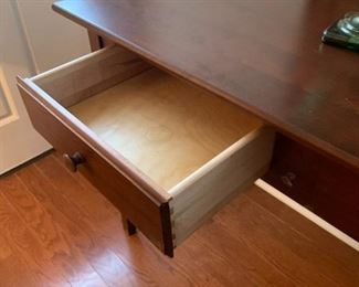 #9	Wood Sofa Table w/2 drawers - 46x22x31	 $175.00 			
