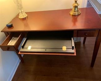#13	Wood Writing Desk w/keyboard pull-out 50x24x29	 $75.00 			
