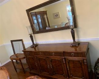 #16	Drexel Heritage Server w/3 drawers & 4 doors w/1 shelf (1 silverware Drawer) - 68x19x33	 $225.00 			
