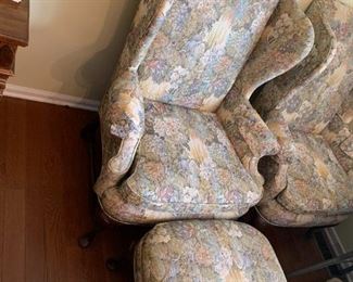 #22	Key City Wingback Chair w/q/a Legs w/ottoman	 $125.00 			
#23	Key City Wingback Chair 	 $75.00 			
