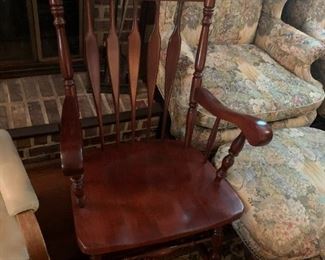 #36	Wood Slat-Back Rocker	 $65.00 			
