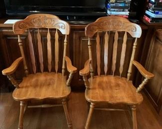 #37	Wood Set of 3 dining Chairs	 $60.00 			
