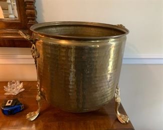 #49	Brass Claw Foot Plant Holder - 13"Tx13"W	 $35.00 			
