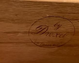 #53	Drexel 8 Drawer Dresser w/Mirror - 60x20x31    Mirror - 48x33	 $400.00 			
