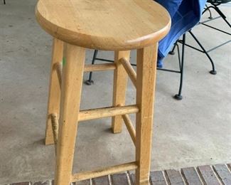 #110	Wood Bar Stool - 24" Tall	 $30.00 			
