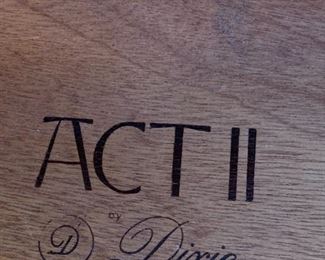 #112	Dixie 5 drawer chest of drawers -38x19x50	 $75.00 			
