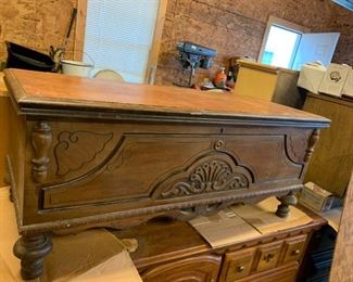 #117	AS is Cedar Chest (missing hinges) - 45x19x19	 $20.00 			
