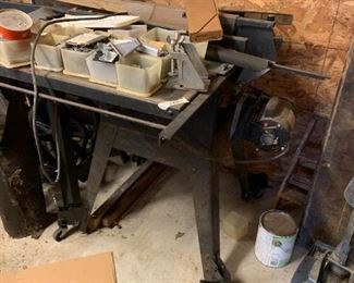 #121	Craftsman Table Saw on Wheels	 $150.00 			

