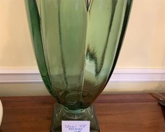 #134	Spain 13.5" Recycled Glass Tulip Vase Footed	 $40.00 			
