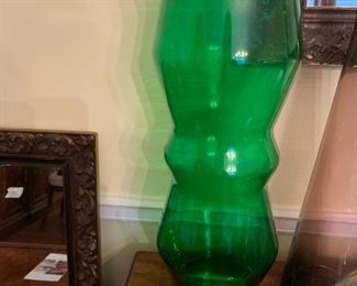 #137	Made in Poland Symmetrical Vase Green 19.5"	 $40.00 			

