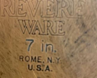 #208	Kitchen	Revere ware 5 skillet copper bottom 	 $25.00 			
