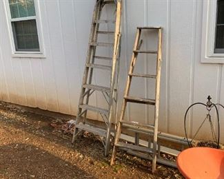 #217	tools	tall 7-foot metal ladder	 $75.00 			
#218	tools	5-foot wood ladder 	 $30.00 			
